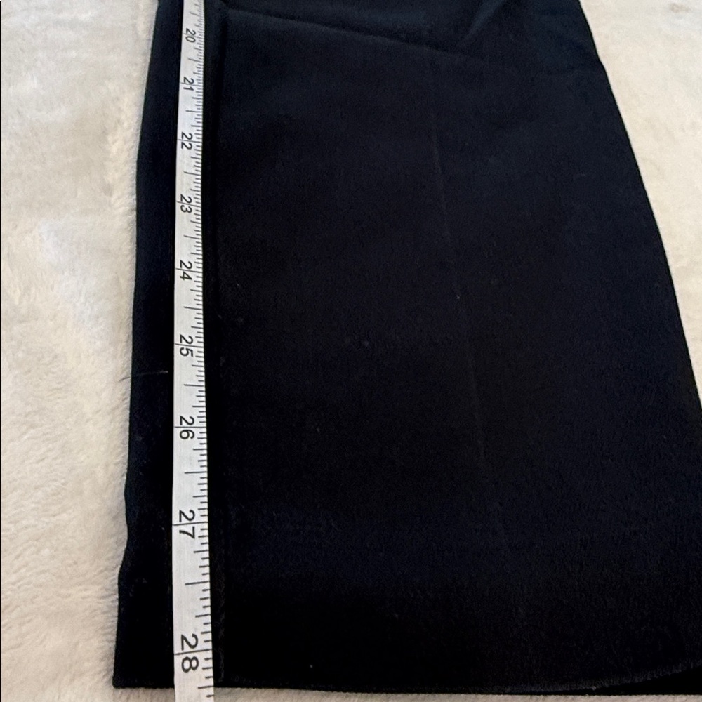 LOFT High Waist Curvy Skinny black contemporary ankle pants gold  buttons SZ 8 - Picture 10 of 10